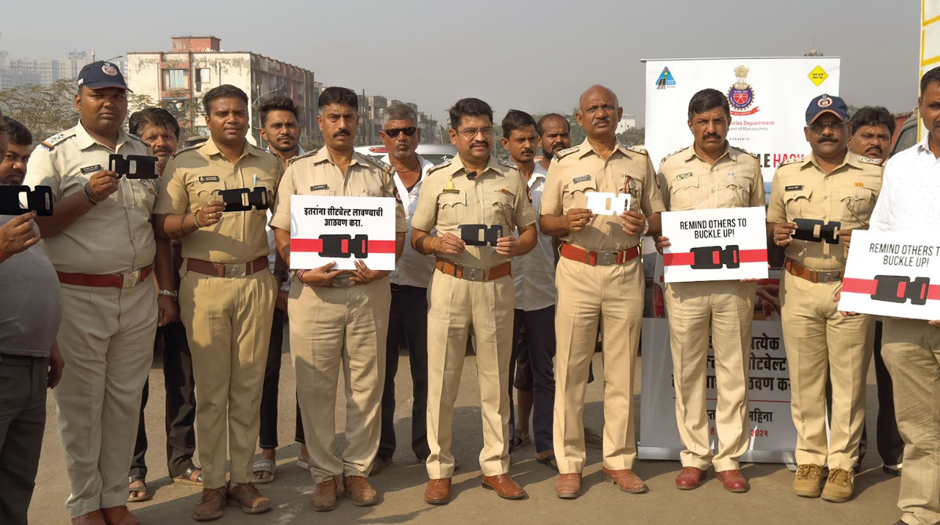 During Road Safety Awareness Month ‘The Buckle Hack’ turned vehicles into a seatbelt reminder