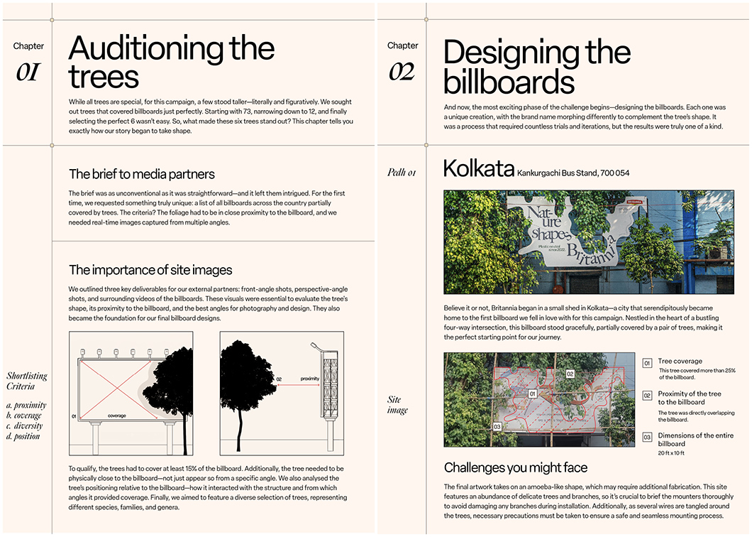 Britannia and Talented India release the manual to their nature-integrated billboards