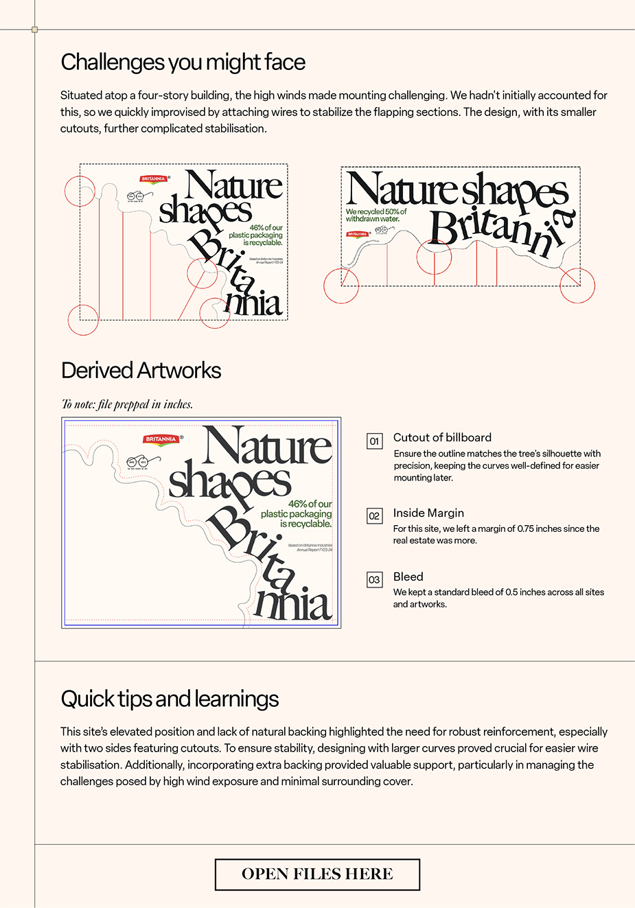 Britannia and Talented India release the manual to their nature-integrated billboards