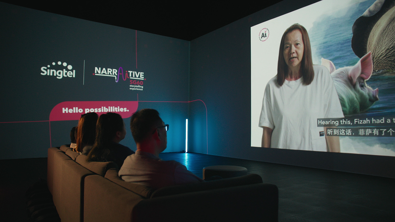 Singtel launches Project NarrAItive AI-powered campaign to celebrate 60th birthday