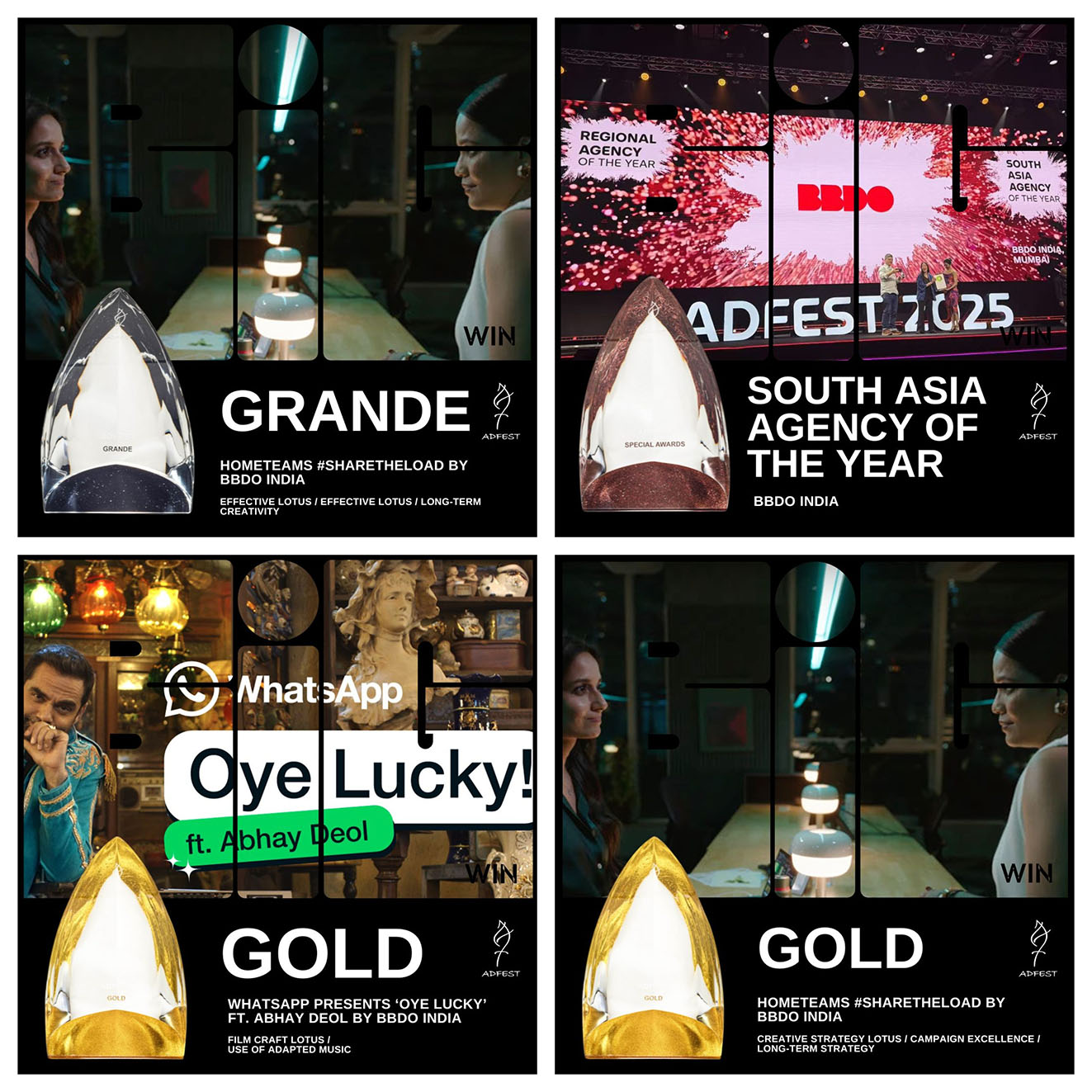 BBDO India is India’s most awarded agency at ADFEST + picks up South Asia Agency of the Year