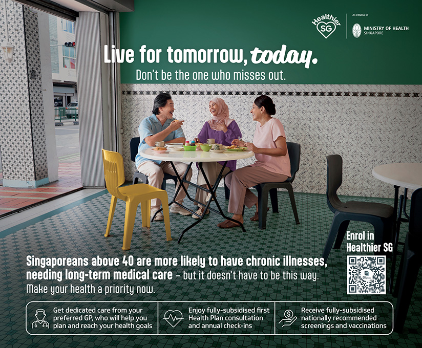 Singapore’s Ministry of Health encourages Singaporeans to “Live for Tomorrow, Today” via new Dentsu Creative integrated campaign