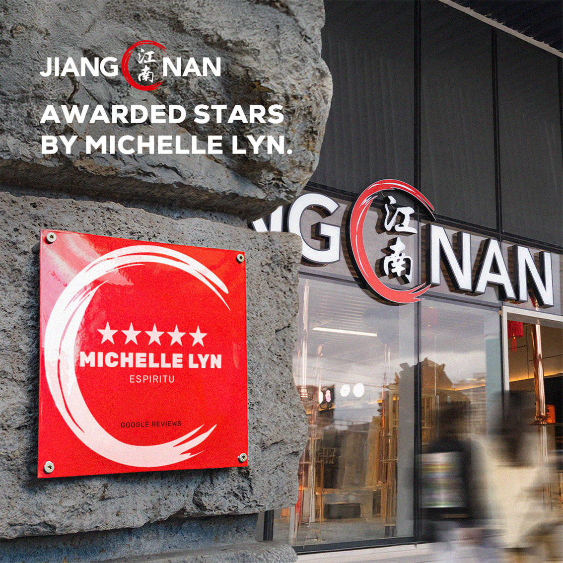 Jiang Nan restaurant receives the first Michelle Lyn in the Philippines in a campaign by GIGIL