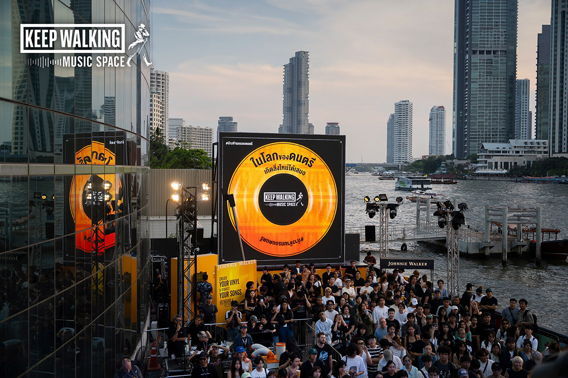 Johnnie Walker + Fungjai team up with YOUNGSTER BKK to launch #KeepWalkingMusicSpace