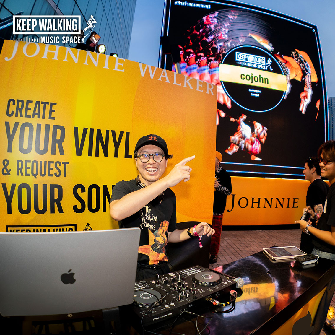 Johnnie Walker + Fungjai team up with YOUNGSTER BKK to launch #KeepWalkingMusicSpace