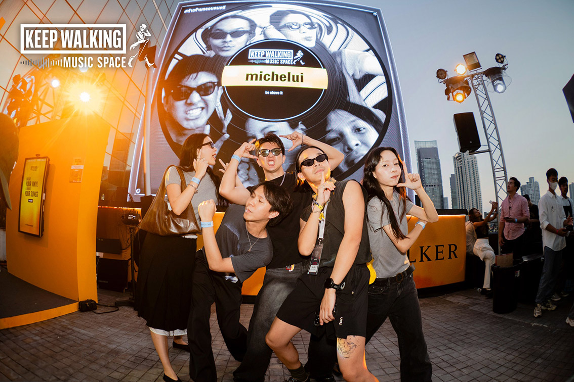 Johnnie Walker + Fungjai team up with YOUNGSTER BKK to launch #KeepWalkingMusicSpace