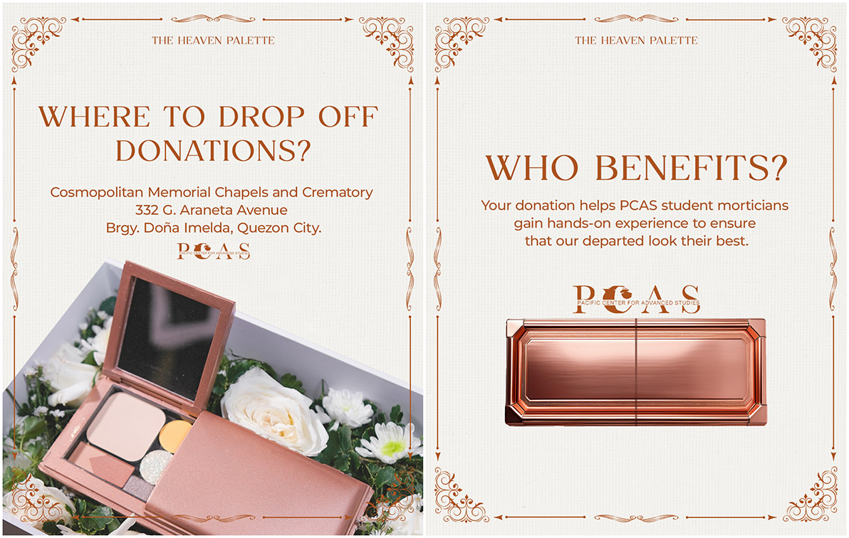 PCAS launches Heaven Palette to support embalmers-in-training with makeup donations