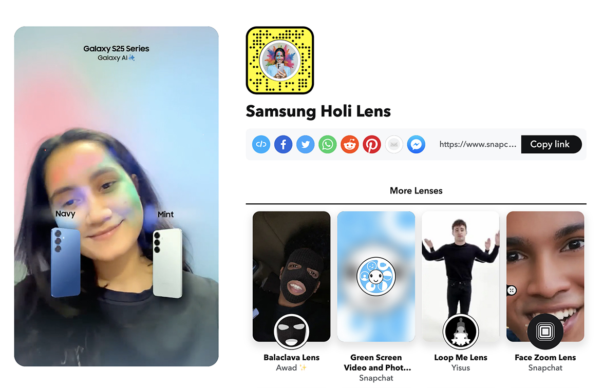 Cheil India and Snapchat collaborate for a fun-filled Holi celebration with Samsung Galaxy S25