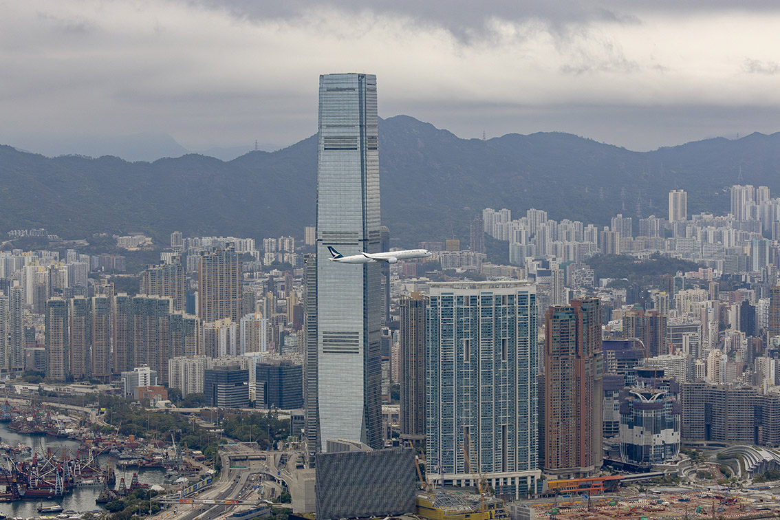 Flight CX8100 takes off: Cathay soars once more over Kai Tak in tribute to 100th anniversary