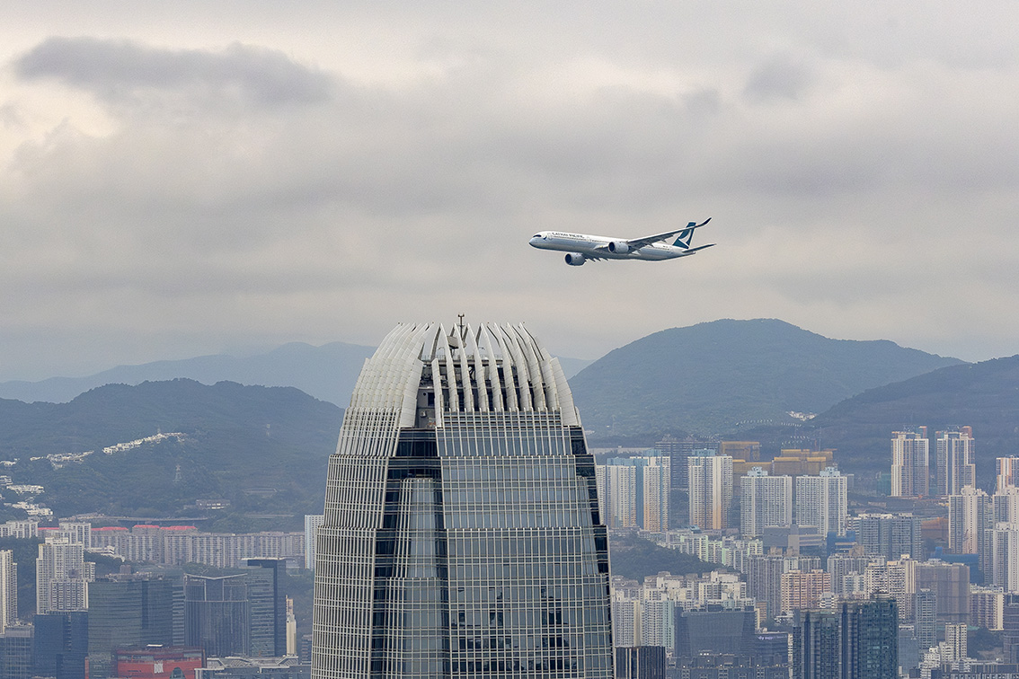 Flight CX8100 takes off: Cathay soars once more over Kai Tak in tribute to 100th anniversary