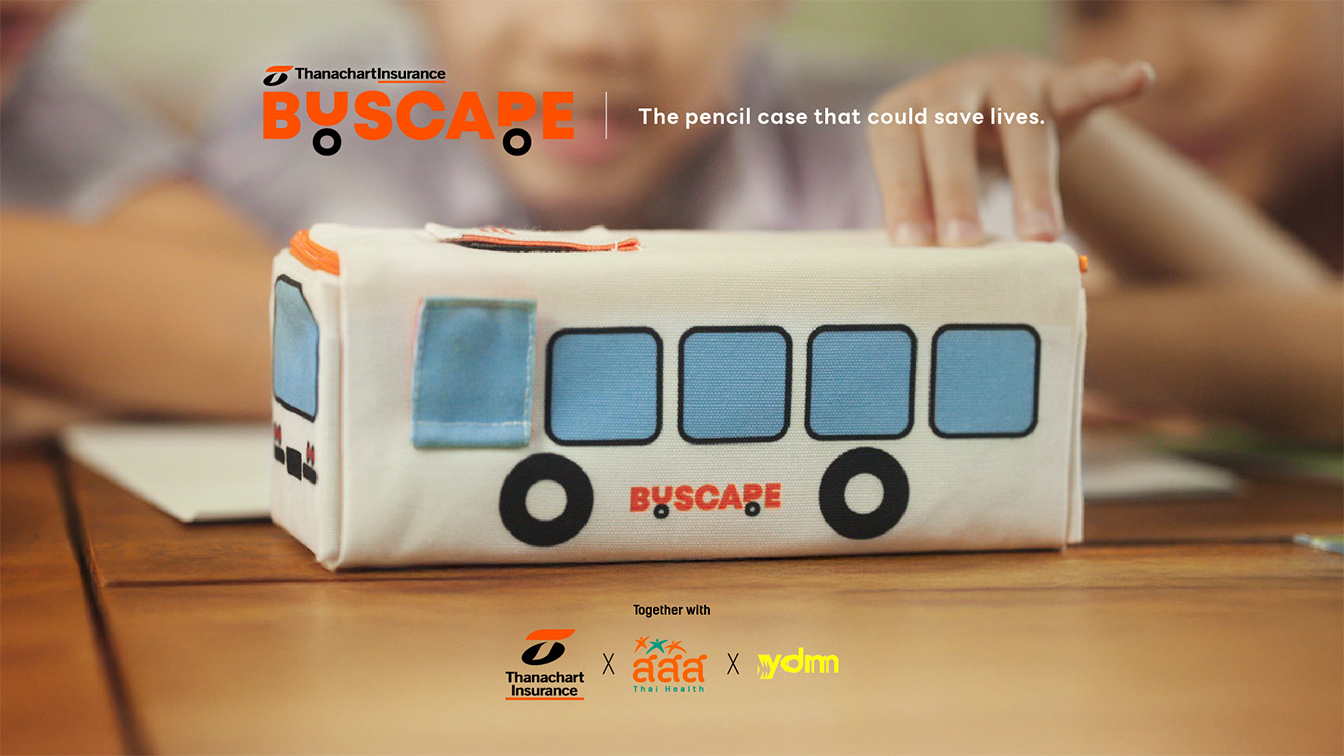 YDM Thailand’s Buscape campaign transforms everyday school supplies into life-saving fire escape training tools