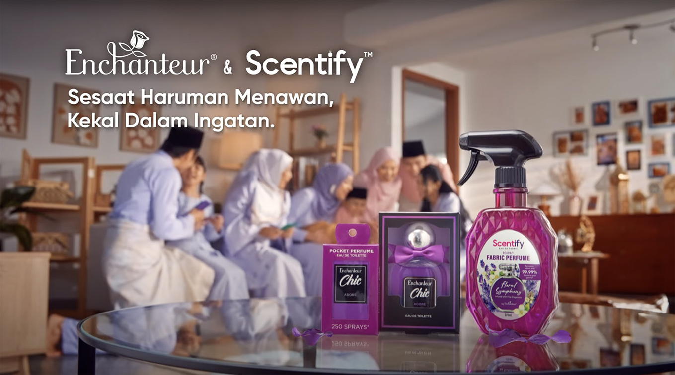 Ogilvy Malaysia’s Raya campaign for Enchanteur and Scentify makes pet odors a thing of the past