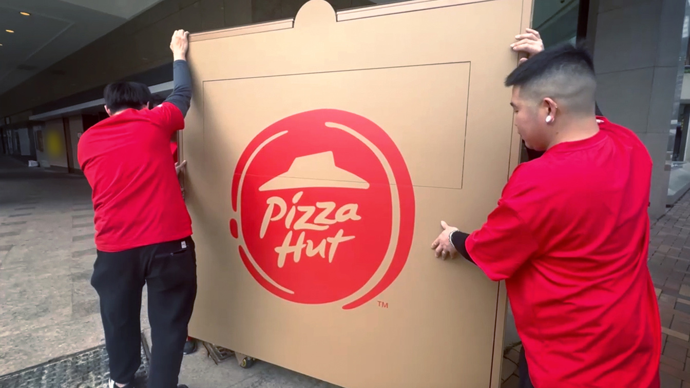 Pizza Hut partners with Edelman to hijack Hong Kong’s lunch rush with cheeky pop-up store