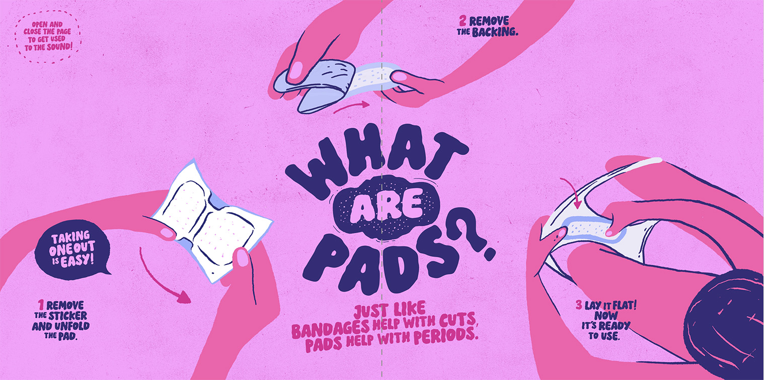Nana and Saatchi & Saatchi ME launch tactile period guidebook for neurodivergent girls