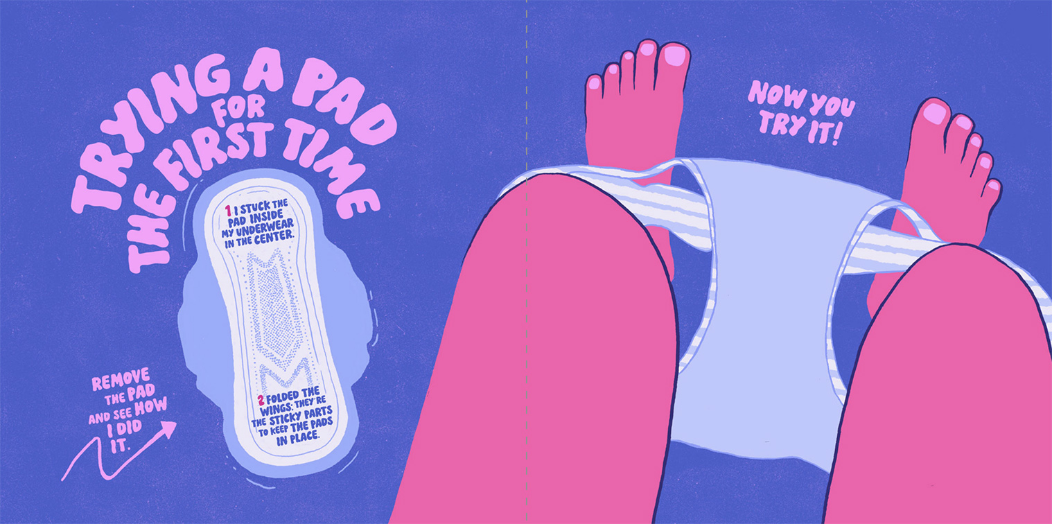 Nana and Saatchi & Saatchi ME launch tactile period guidebook for neurodivergent girls