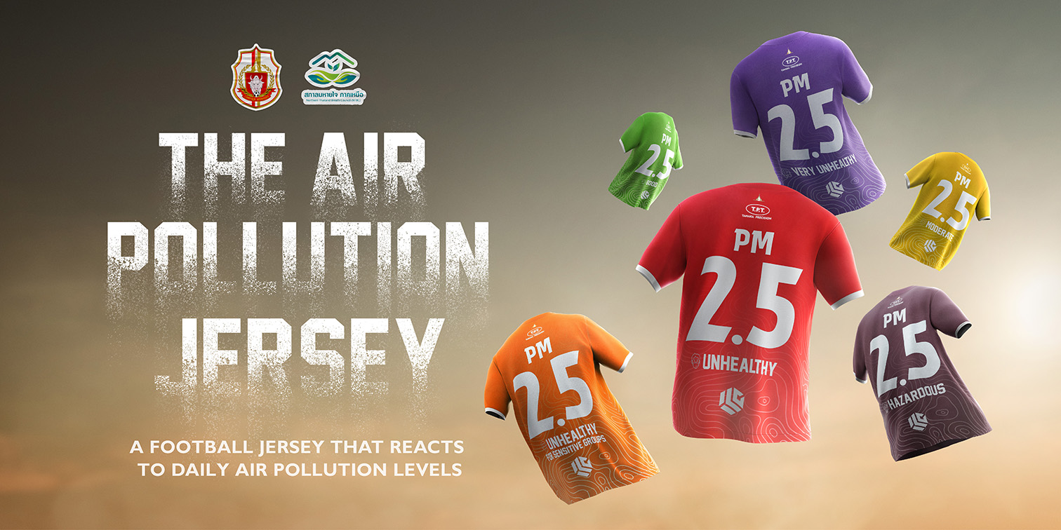Flash Bomber raises awareness of Thailand’s air pollution crisis with Lamphun Warriors F.C. via new “The Air Pollution Jersey” campaign