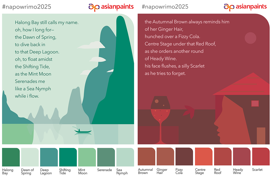 Asian Paints and Ogilvy India bring poetry to colour in a unique NaPoWriMo celebration