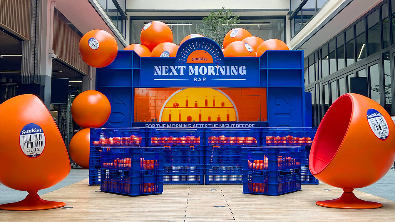 Sunkist teams up with Edelman to reclaim the morning with The Next Morning Bar in Hong Kong