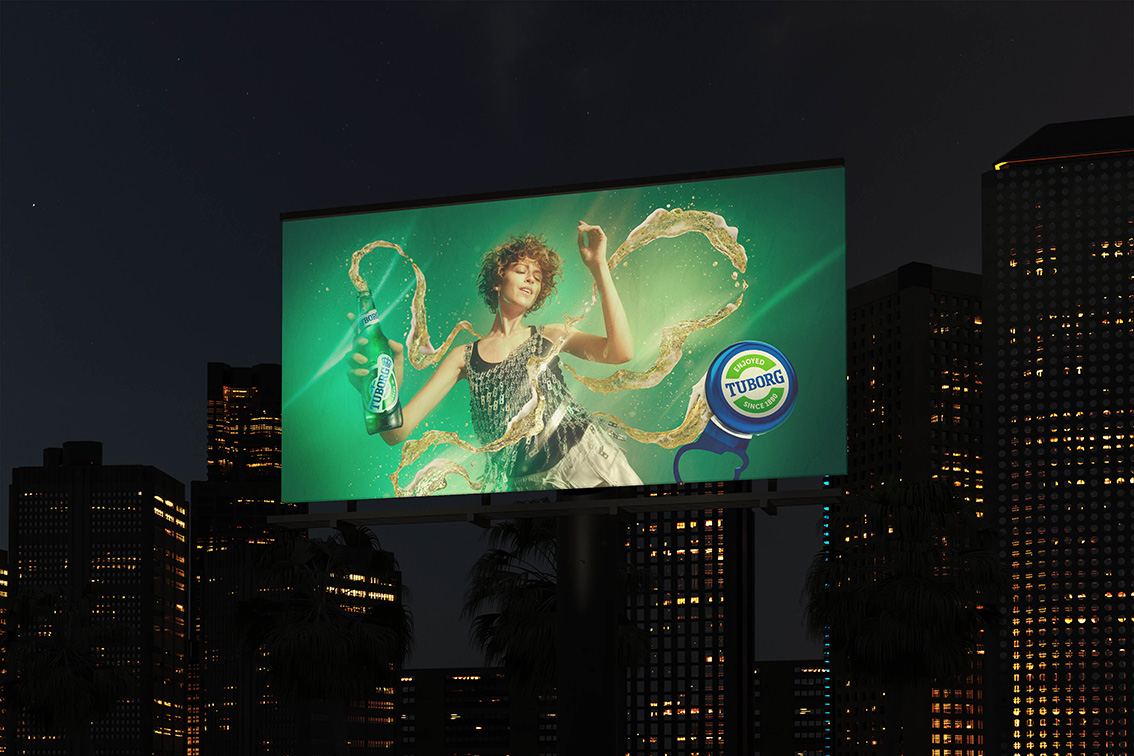 Tuborg’s ‘Feel The Drop’ campaign turns one bottle pop into a global wake-up call