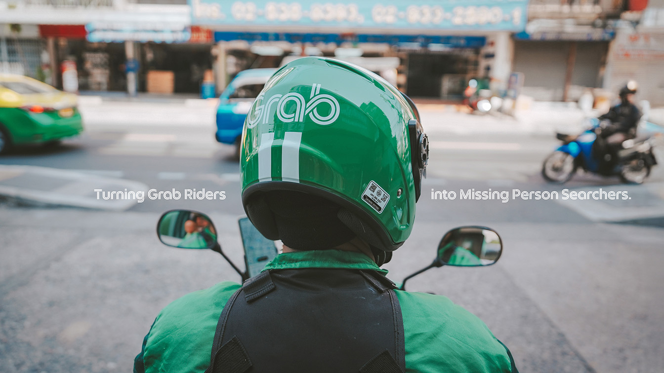 Grab launches rider-powered missing persons network via innovative YDM Thailand campaign