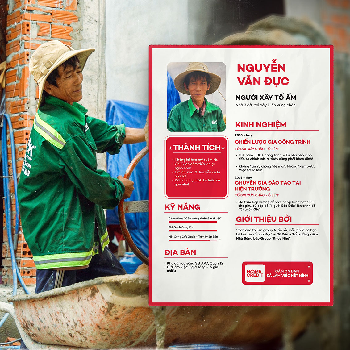 Home Credit Vietnam and The Friday celebrate Labour day with “The Quiet CVs” campaign