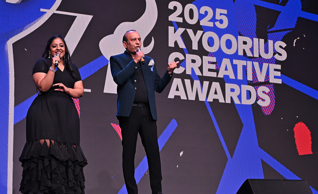 166 Blue and 7 Baby Black Elephants handed out at the Indian Kyoorius Creative Awards: Piyush Pandey receives Master of Creativity award