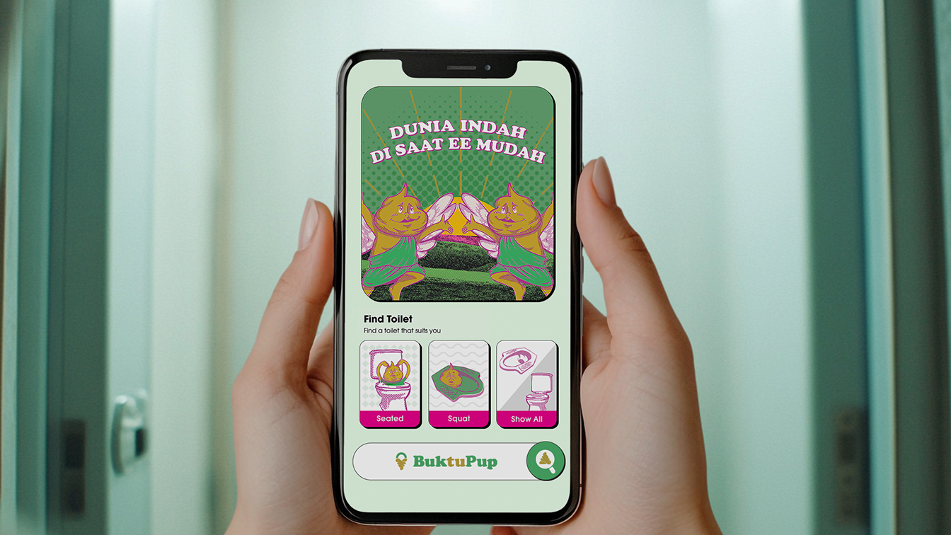 BuktuPup by Dentsu Indonesia and Microlax solves clean toilet woes for Indonesian tourists