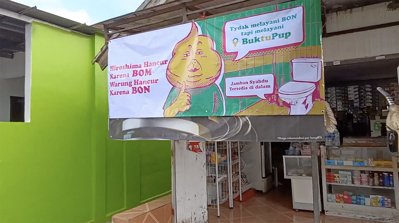 BuktuPup by Dentsu Indonesia and Microlax solves clean toilet woes for Indonesian tourists