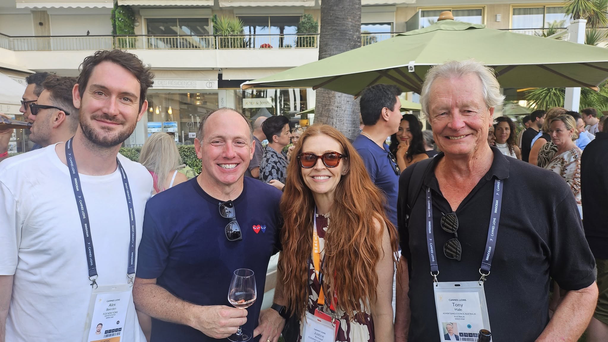Aussies and Kiwis plus global creatives attend the Campaign Brief Cannes Welcome Drinks honoring special guest ‘King David’ Droga