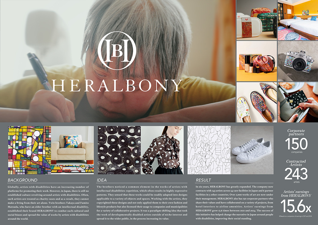 Dentsu Inc Tokyo’s ‘Heralbony’ scores the only Cannes Gold Lion in the Glass: The Lion for Change