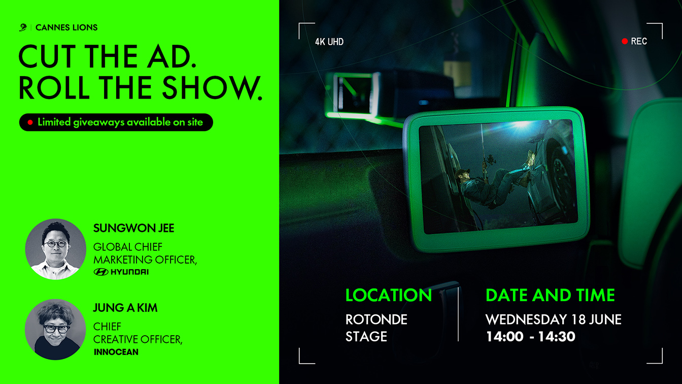 INNOCEAN aims to redefine brand storytelling at Cannes Lions with “Cut the Ad. Roll the Show”