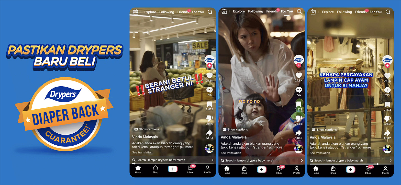 Drypers’ new campaign via Havas Malaysia urges parents to think twice before buying diapers