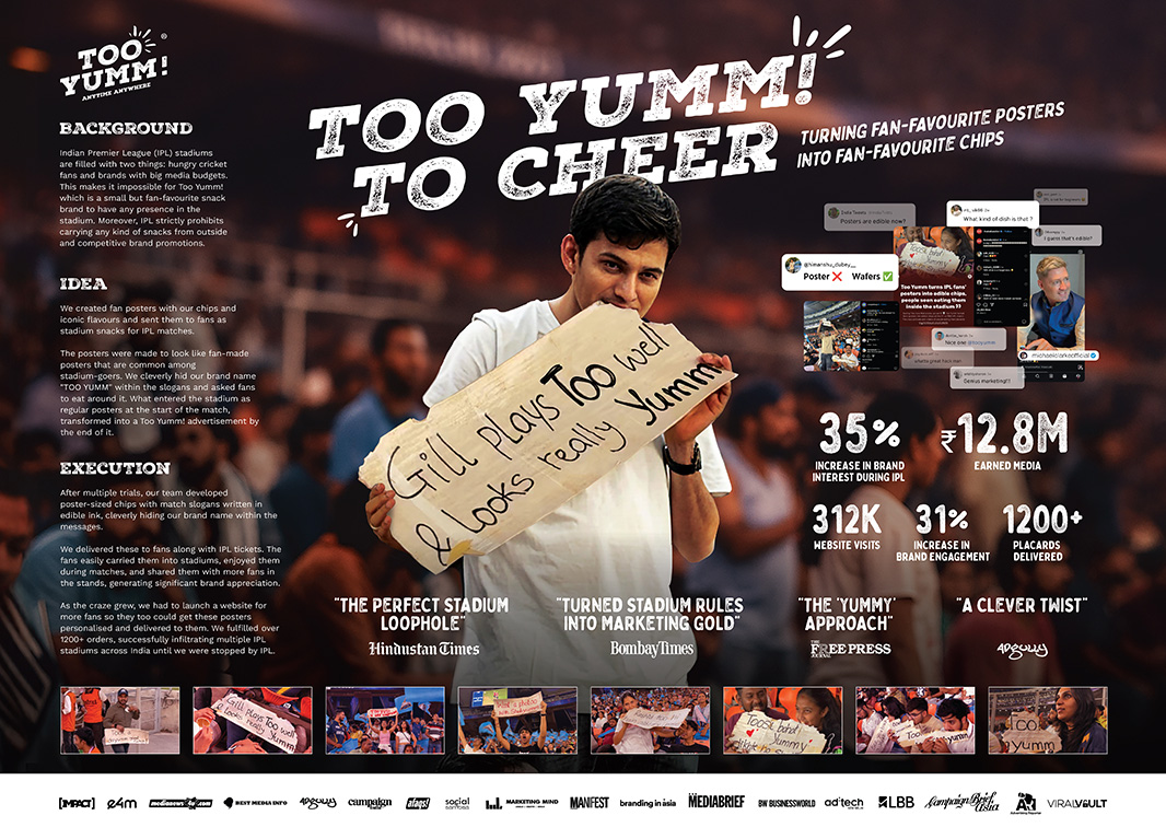 Talented India + FCB Kinnect Mumbai score Silver Lions in Outdoor: 3 Bronze Lions also awarded