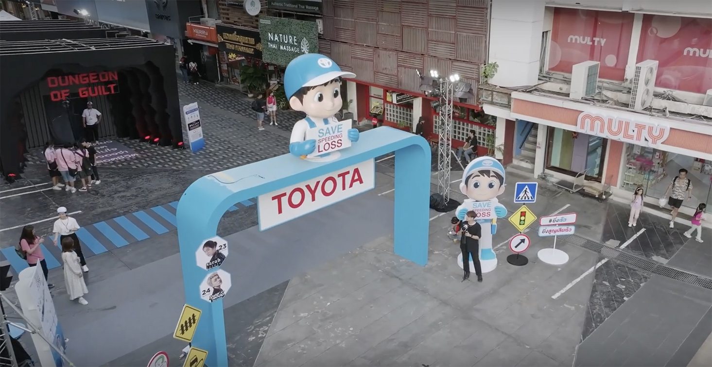 Toyota + Dentsu Thailand’s ‘Save Speeding Loss’ turns Bangkok’s streets into safety checkpoints