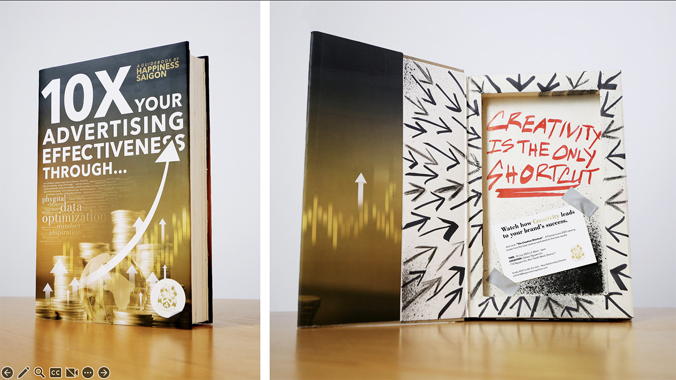 Happiness Saigon hacks the Cannes Lions hype with a 400-Page Trojan Book for CMOs in Vietnam