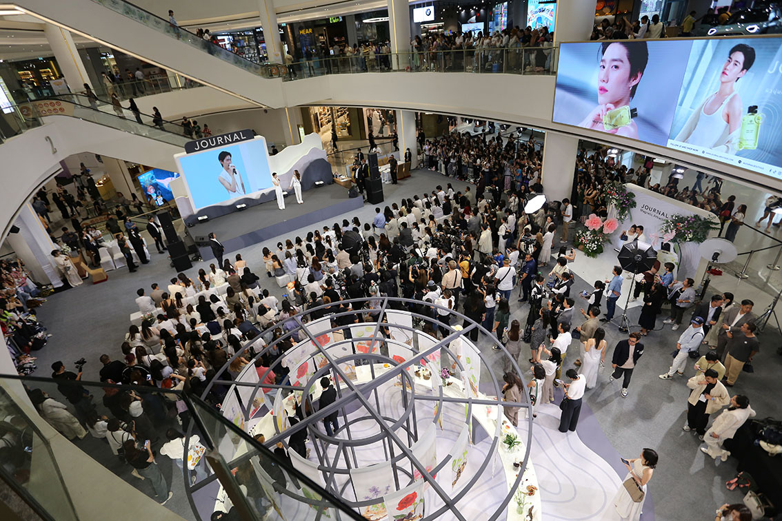 CJ WORX Bangkok and JOURNAL redefine fragrance marketing with NFC-enabled wearable tester