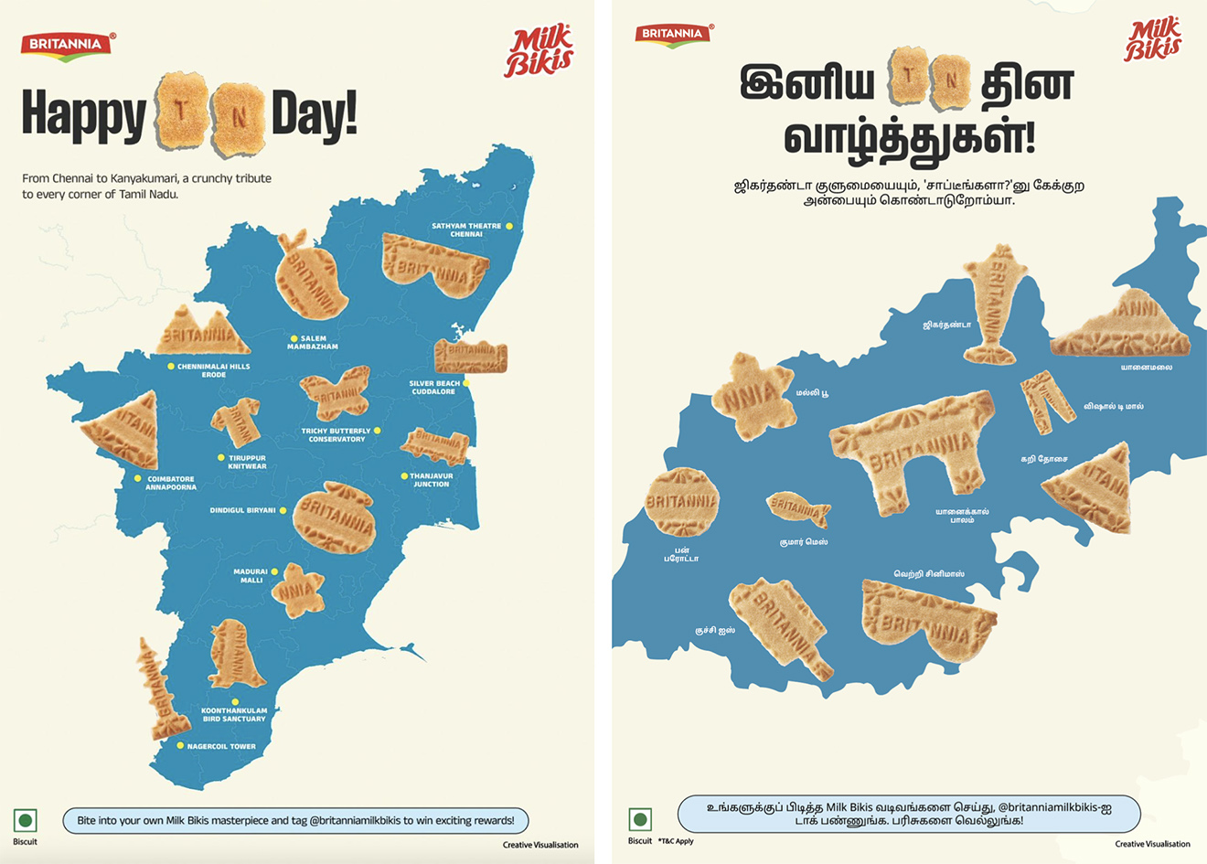 Britannia Milk Bikis celebrates Tamil Nadu’s cultural icons through ‘A Bite of TN’ campaign