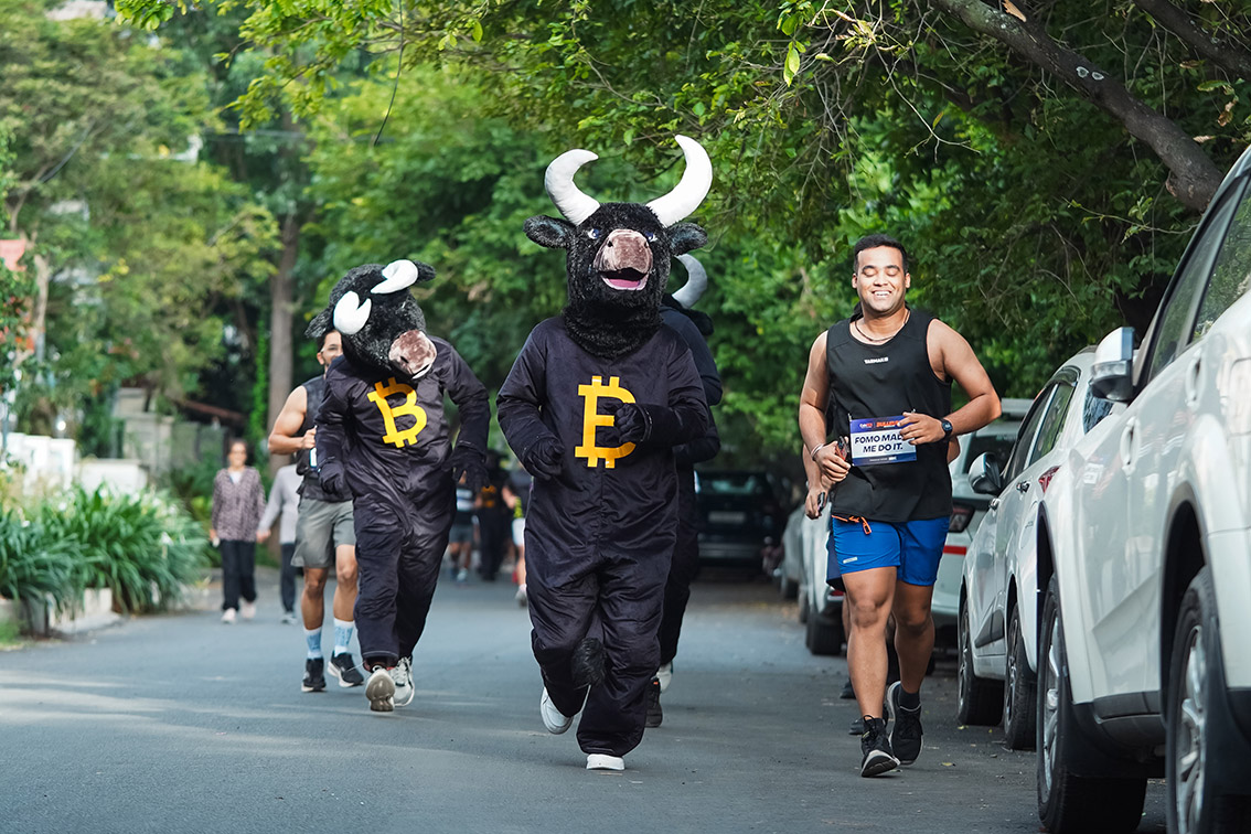 Talented and CoinDCX unleash the bulls in Bengaluru in a fusion of fitness and finance