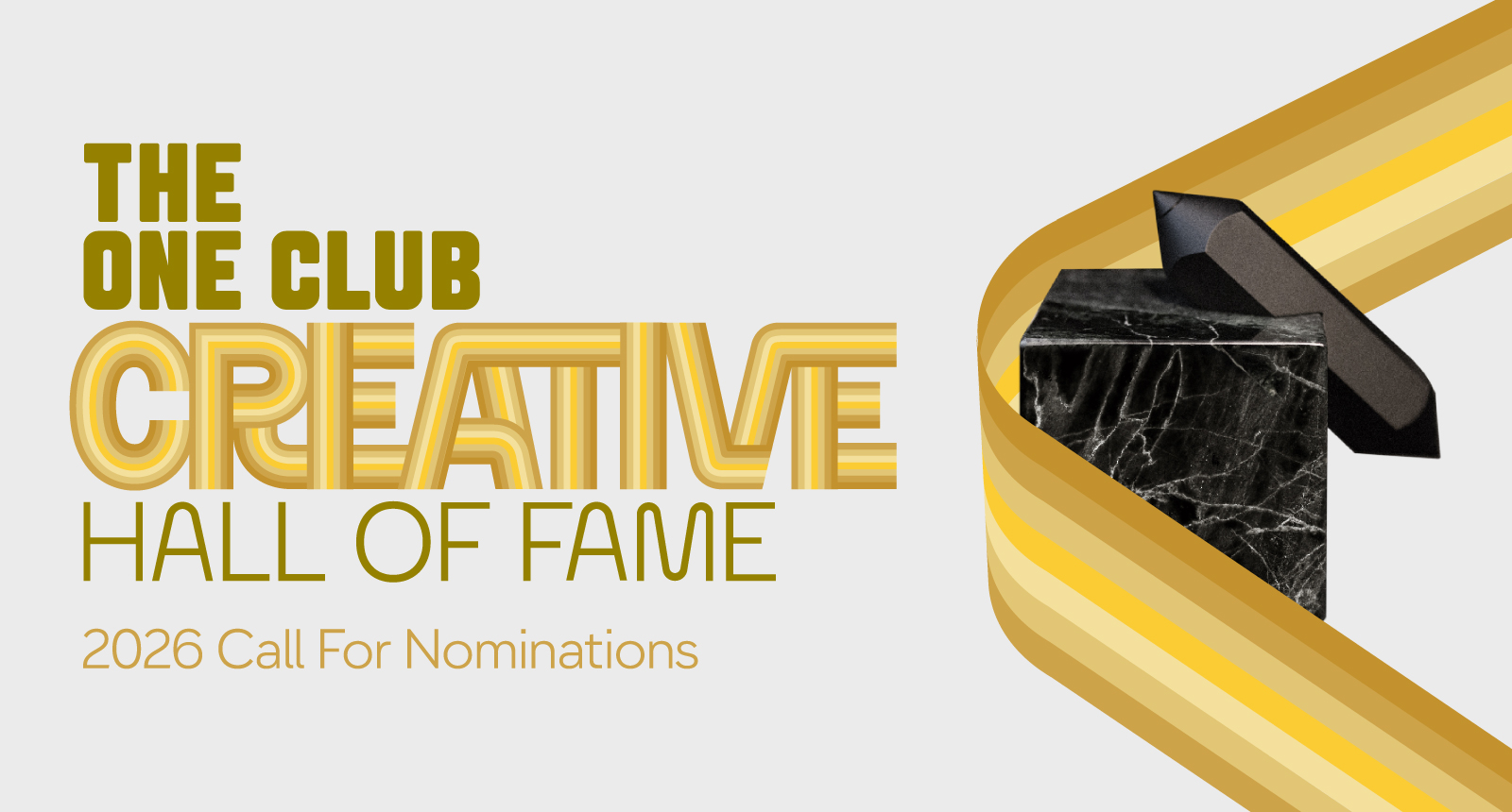 The One Club Opens Global Nominations for 2026 Creative Hall of Fame – Due by September 30