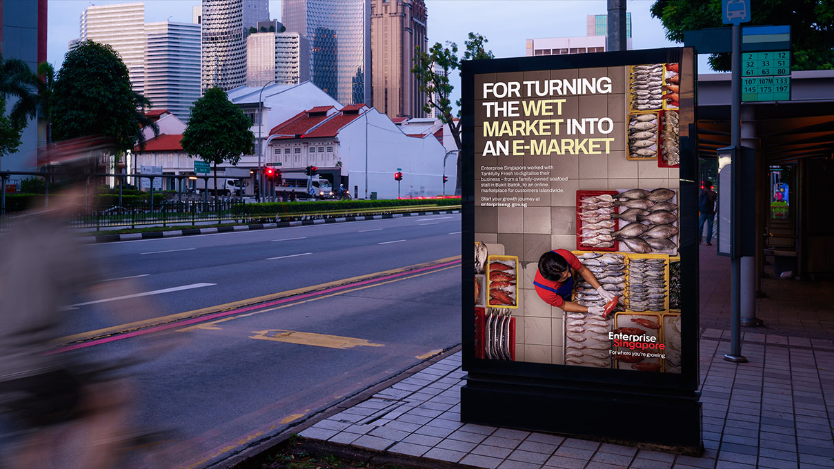 TSLA blends fairytales and founders in first brand campaign for Enterprise Singapore