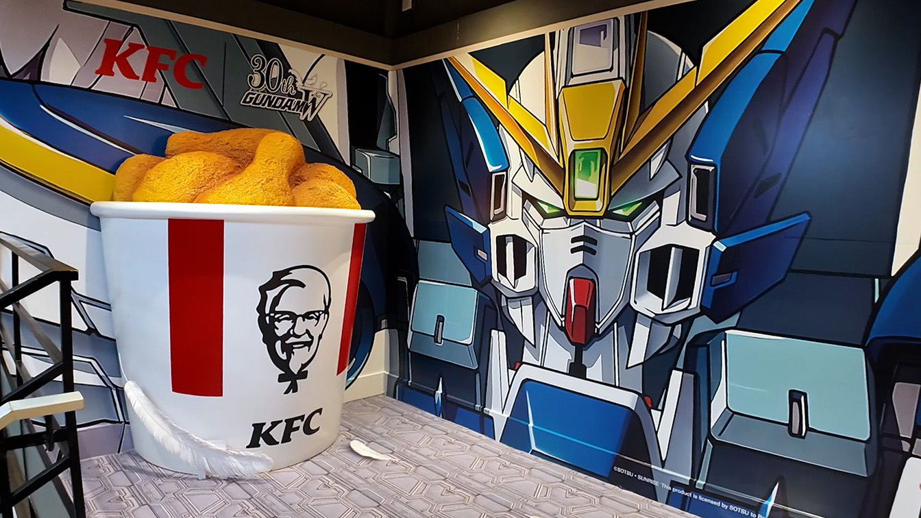 KFC and iProspect Hong Kong fuse anime with advertising in ‘Endless Crispy’ Gundam campaign