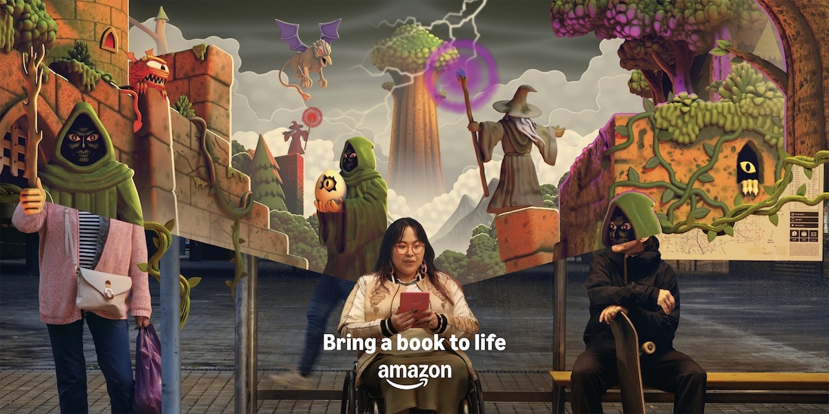 Amazon Books invites readers to ‘Bring a Book to Life’ in new campaign via Droga5 London