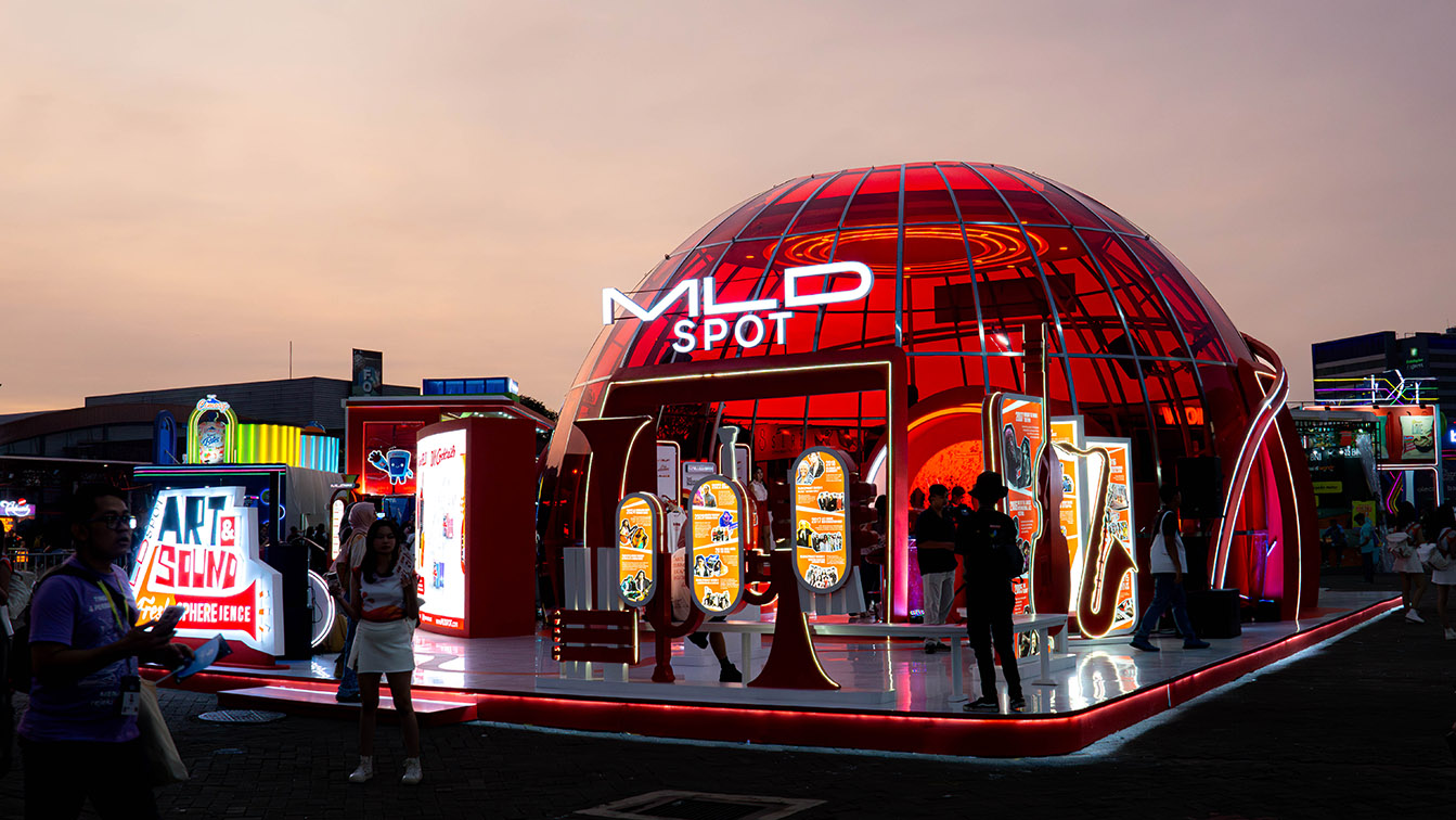 Enter the capsule: MLDSPOT’s festival dome blends music, art, and culture at Java Jazz