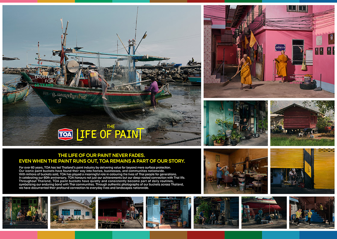 TBWA Thailand\Juice captures TOA’s enduring impact with ‘The Life of Paint’ campaign