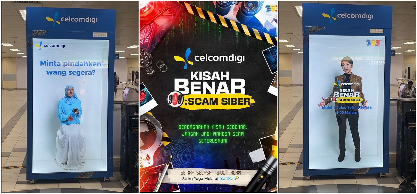 CelcomDigi, Media Prima + OMD Malaysia launch cyber scam awareness series on TV3’s 999