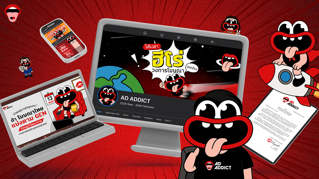 AD ADDICT brings fun to Thai ad industry by replacing its CEO with a mascot ‘Super MWAH’
