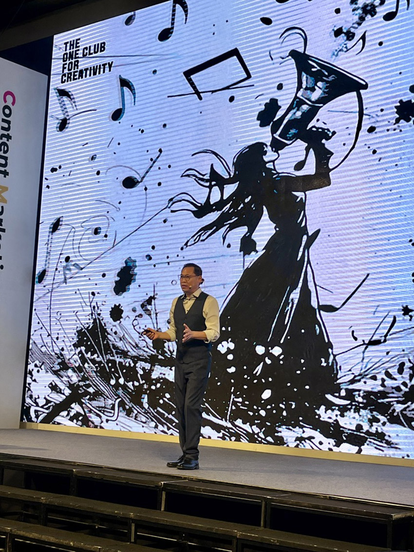 Where human imagination meets AI: The One Club’s Tay Guan Hin inspires CMS 2025 opening in Seoul