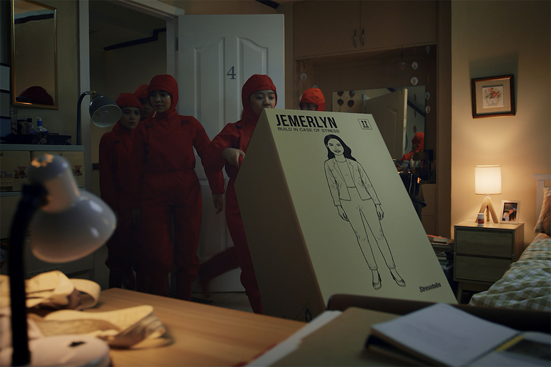 GIGIL visualizes workplace stress literally breaking people apart in new Stresstabs film