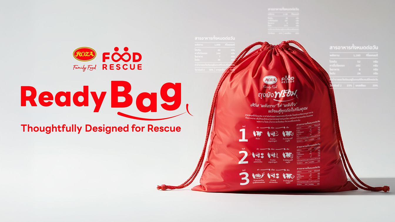 Thai food brand Roza and VML introduce ready-to-eat relief bags for flood affected communities