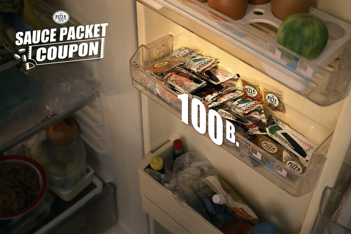 VML Thailand turn unused sauce packets into discounts in The Pizza Company’s new campaign
